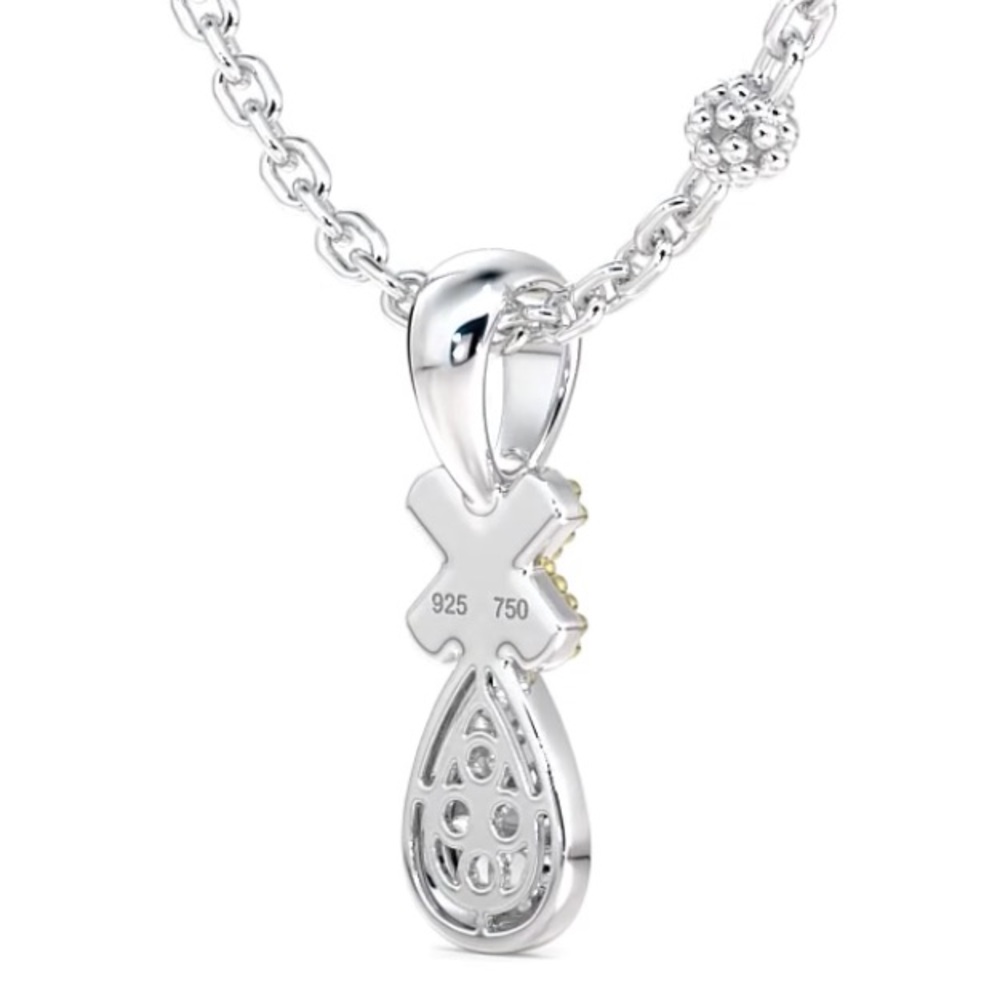 LAGOS Drop X Diamond Pendant Necklace - Picture 7 of 15